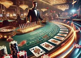Antarmuka permainan Diamond Empire dengan simbol dan garis pembayaran